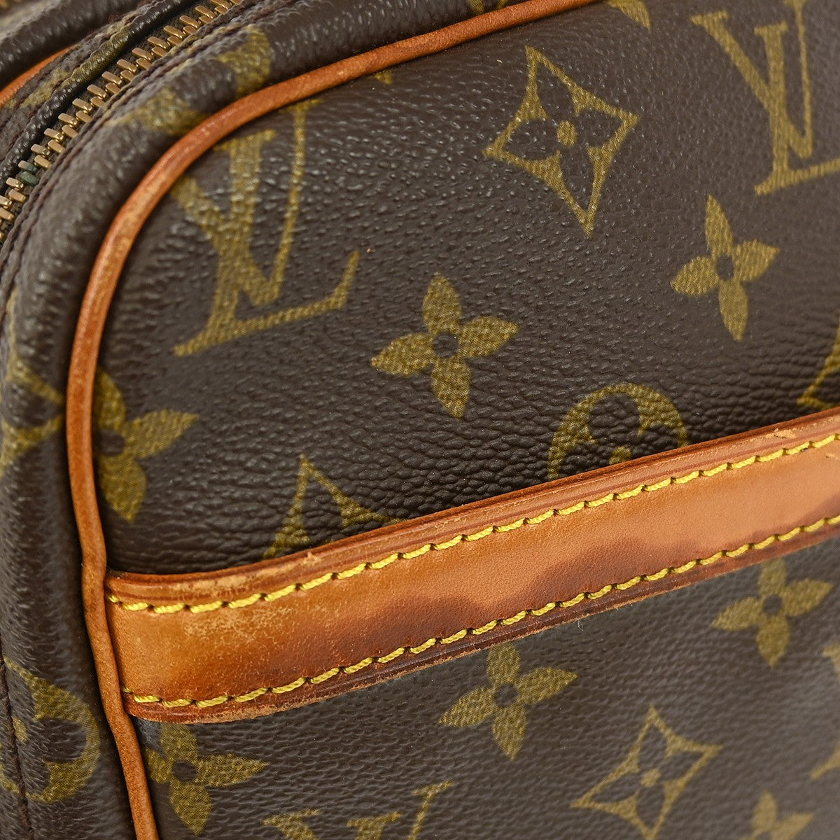 Louis Vuitton Reporter Bag Monogram Canvas, BROWN, CANVAS, Shoulder bag
