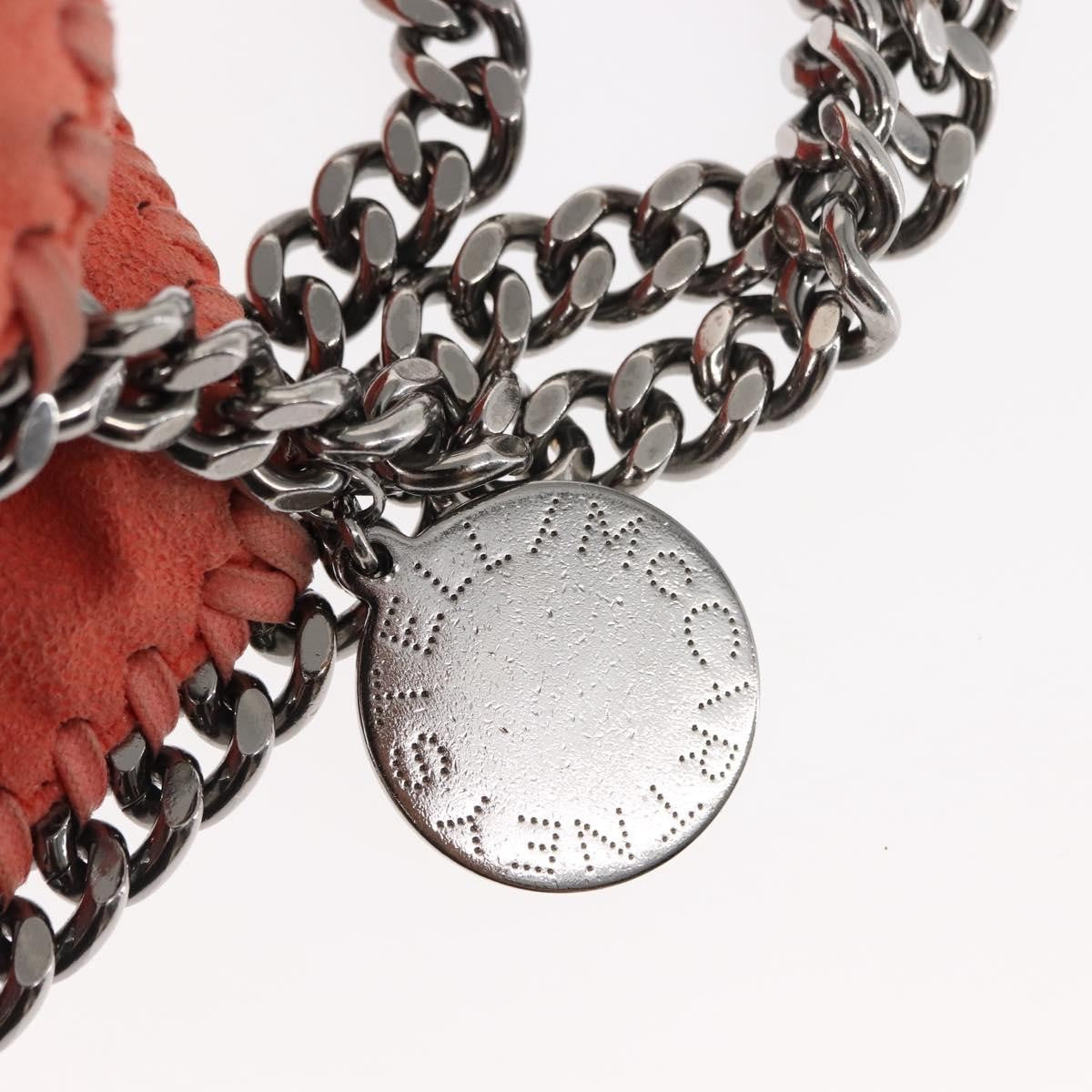 Stella McCartney Falabella Fold Over Crossbody Bag Suede, ORANGE, SUEDE, Crossbody bag