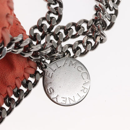 Stella McCartney Falabella Fold Over Crossbody Bag Suede, ORANGE, SUEDE, Crossbody bag