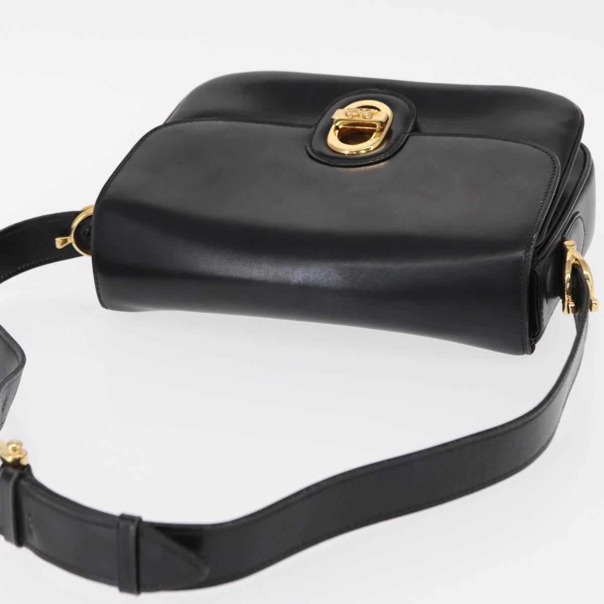 Celine Horse Carriage Shoulder bag Leather, BLACK, LEATHER, Shoulder bag