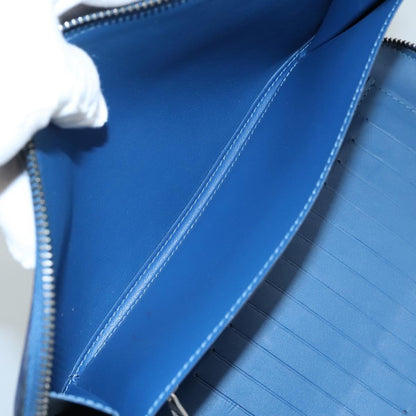 Louis Vuitton Atoll Organizer Wallet Damier Infini Leather, BLUE, LEATHER, Wallets