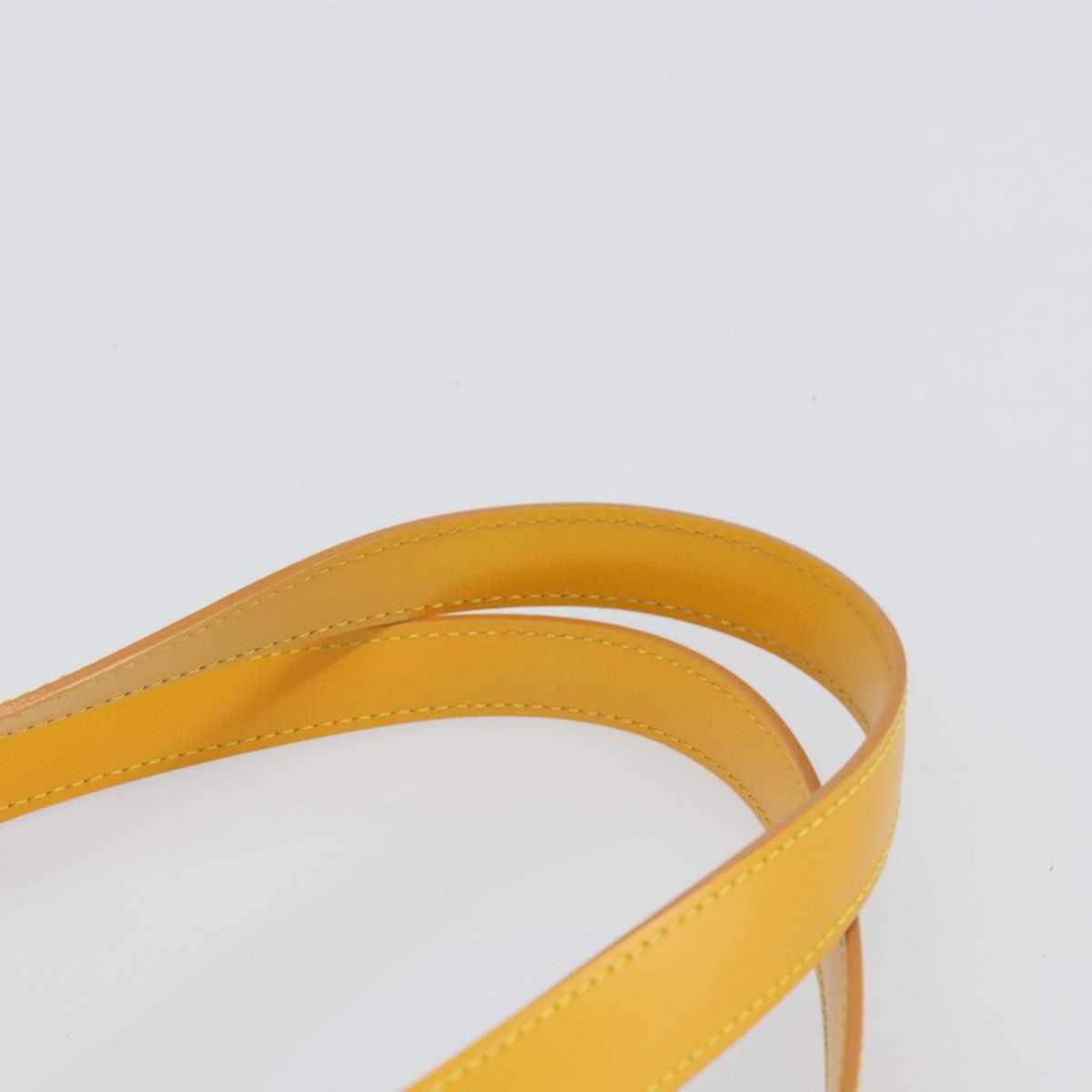 Louis Vuitton Saint Jacques Handbag Epi Leather, YELLOW, LEATHER, Shoulder bag