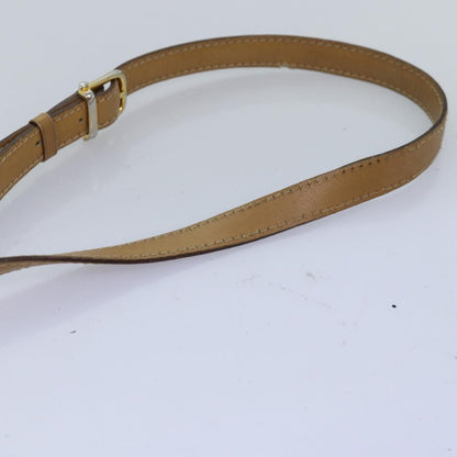 Celine Macadam Shoulder Bag Canvas, BEIGE, CANVAS, Shoulder bag