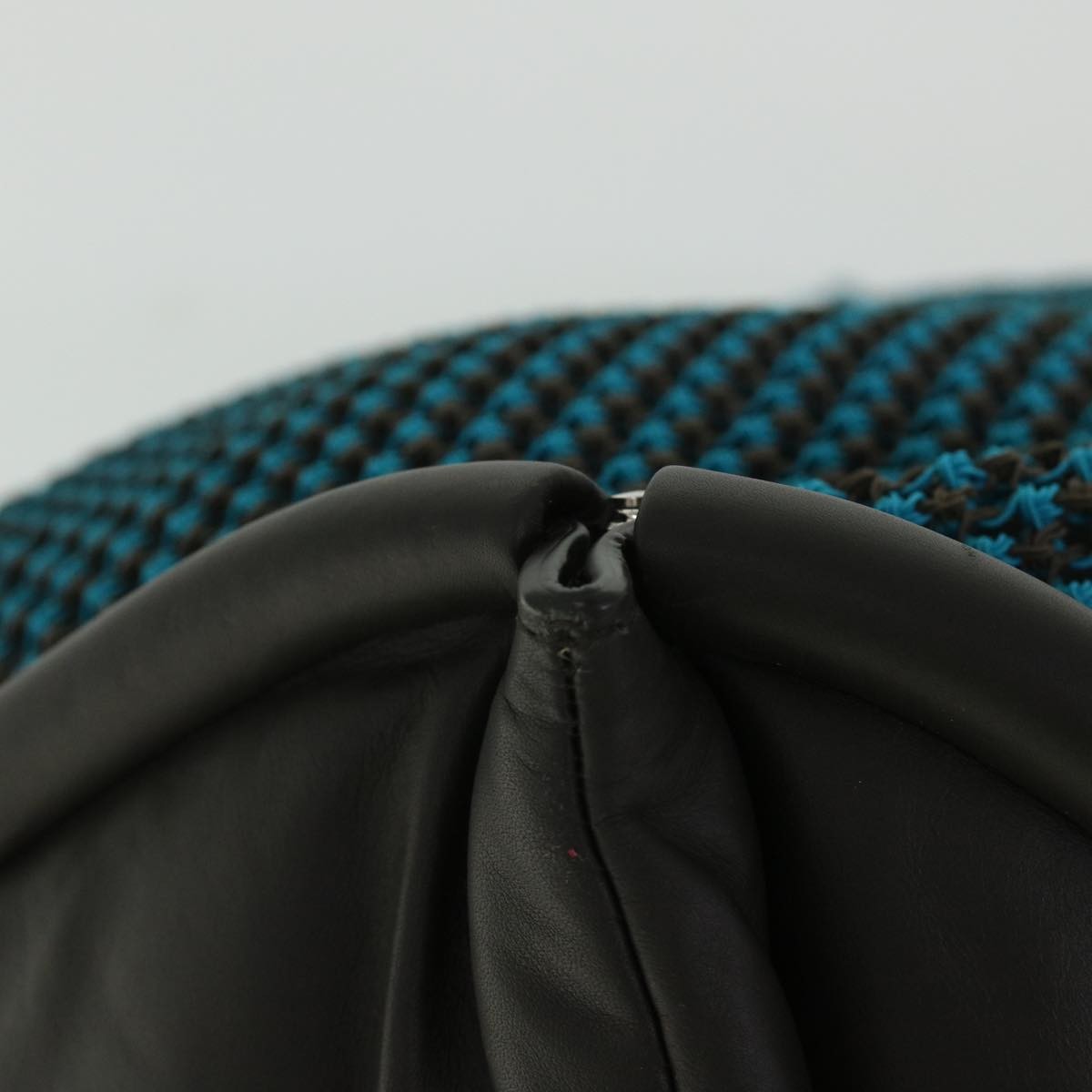 Bottega Veneta Beak Shopper Tote Nylon, BLUE, NYLON, Tote bag