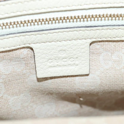 Gucci Diana Bamboo Top Handle Tote Leather, WHITE, LEATHER, Tote bag