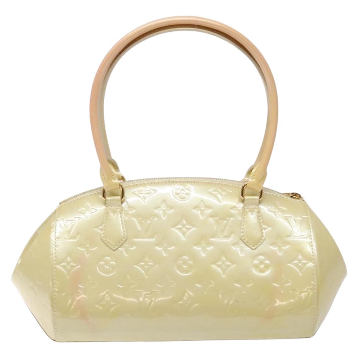 Louis Vuitton Sherwood Handbag Monogram Vernis, BEIGE, PATENT_LEATHER, Handbag