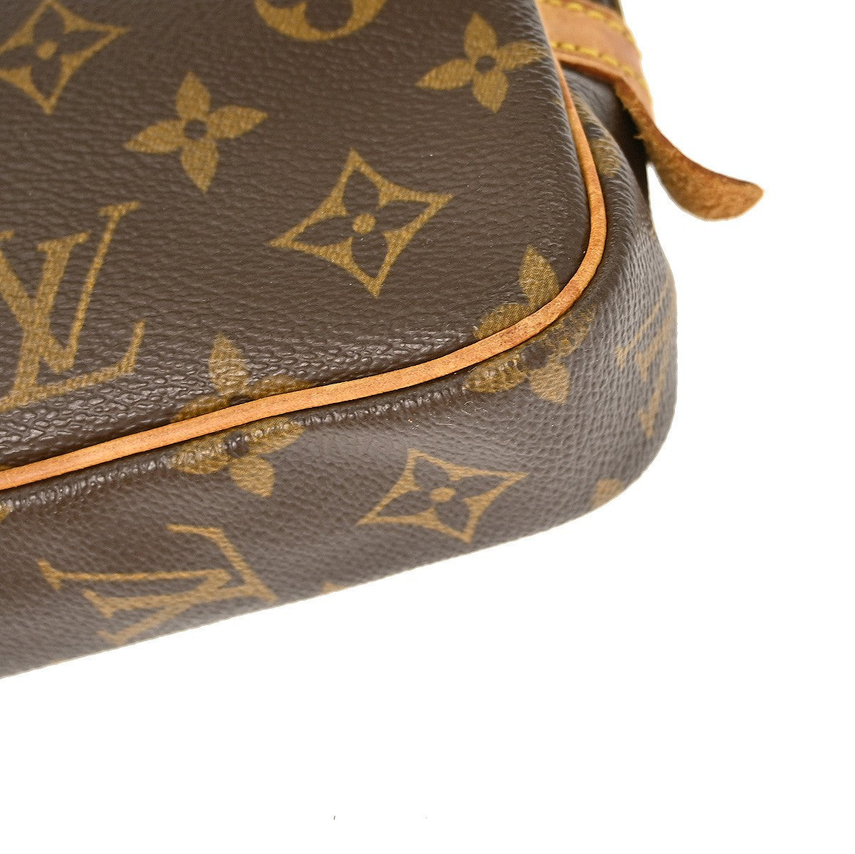 Louis Vuitton Pochette Marly Bandouliere Bag Monogram Canvas, BROWN, CANVAS, Shoulder bag