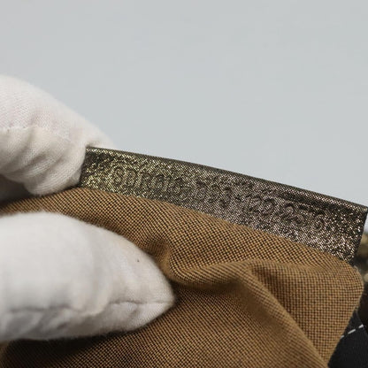 Fendi Mia Tote Metallic Zucca Canvas, BROWN, CANVAS, Tote bag