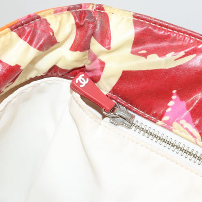 Chanel Vintage Floral Tote Patent leather, RED, PATENT_LEATHER, Tote bag