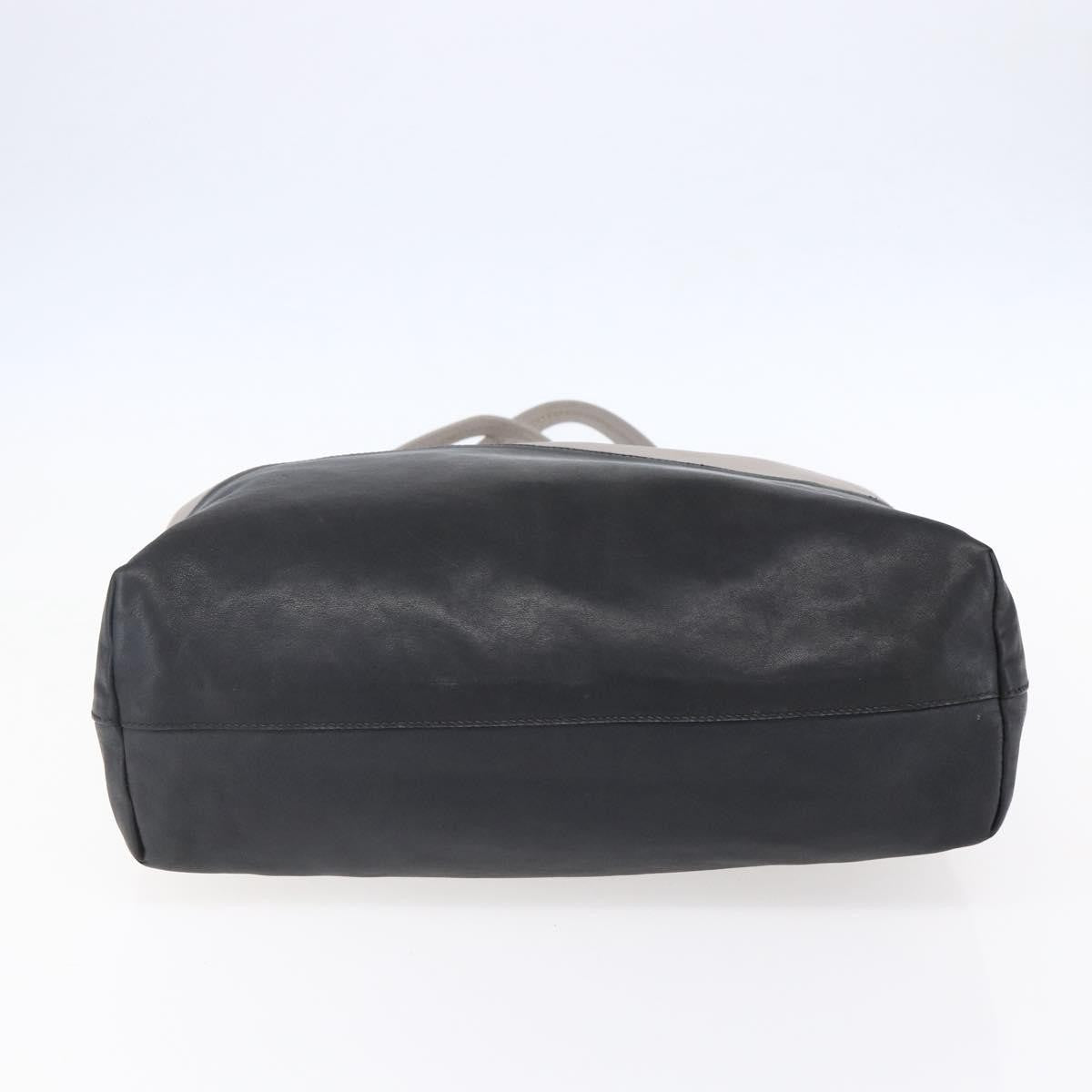 Miu Miu Vintage Tote bag Leather, BLACK, LEATHER, Tote bag