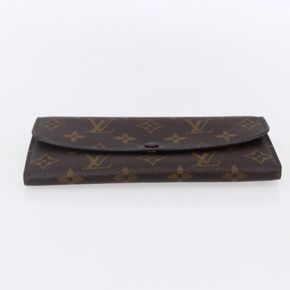 Louis Vuitton Emilie Wallet Monogram Canvas, BROWN, CANVAS, Wallets