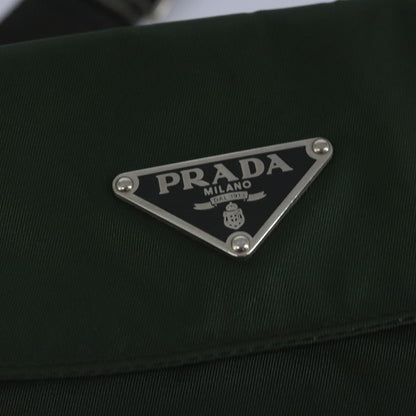 Prada Waist Bag Nylon and leather, KHAKI, NYLON, Shoulder bag