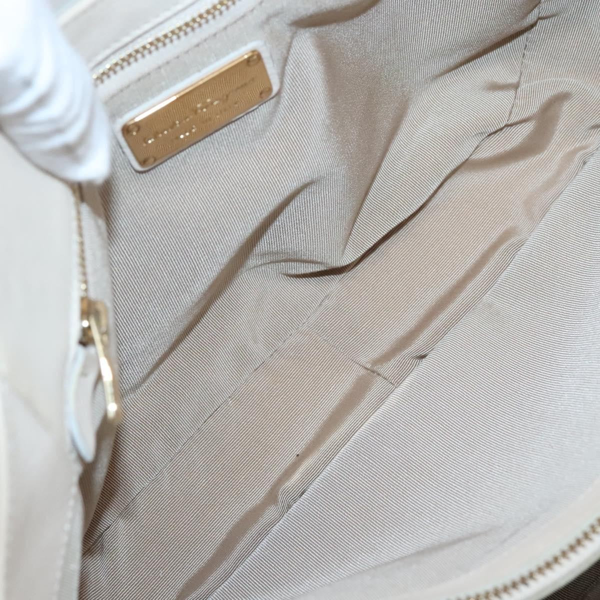 Salvatore Ferragamo Melinda Tote Leather, BEIGE, LEATHER, Tote bag