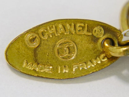 Chanel Vintage Medallion Necklace Metal, GOLD, GOLD_PLATED, Necklace