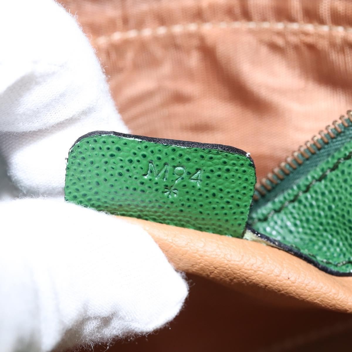 Celine Shoulder Bag Leather, GREEN, LEATHER, Shoulder bag