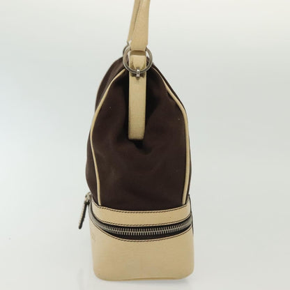 Prada Vintage Handbag Canvas, BEIGE, CANVAS, Handbag