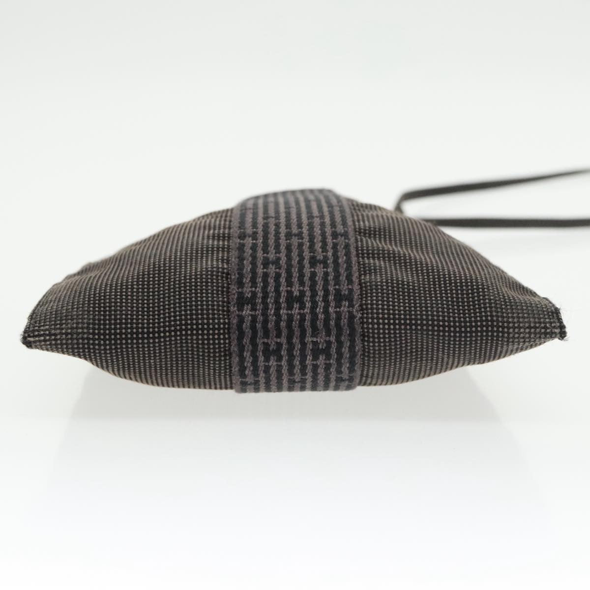 Hermes Herline Crossbody Canvas, GRAY, CANVAS, Crossbody bag