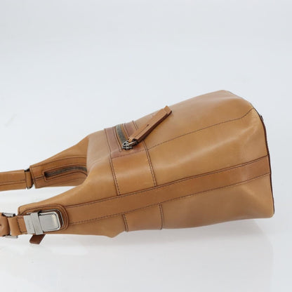 Gucci Vintage Handbag Leather, BROWN, LEATHER, Handbag