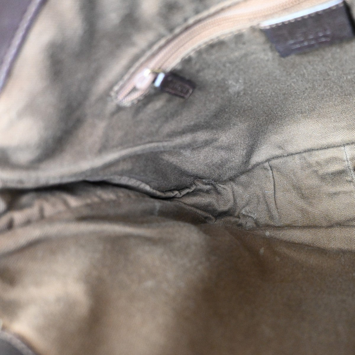 Gucci Vintage Bamboo Shoulder Bag Leather, BROWN, LEATHER, Shoulder bag