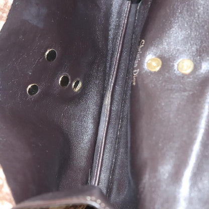 Christian Dior Vintage Trotter Shoulder Bag Canvas, BROWN, CANVAS, Shoulder bag