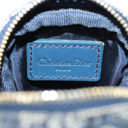 Christian Dior Vintage Trotter Pouch Canvas, NAVY, CANVAS, Clutche & pouche