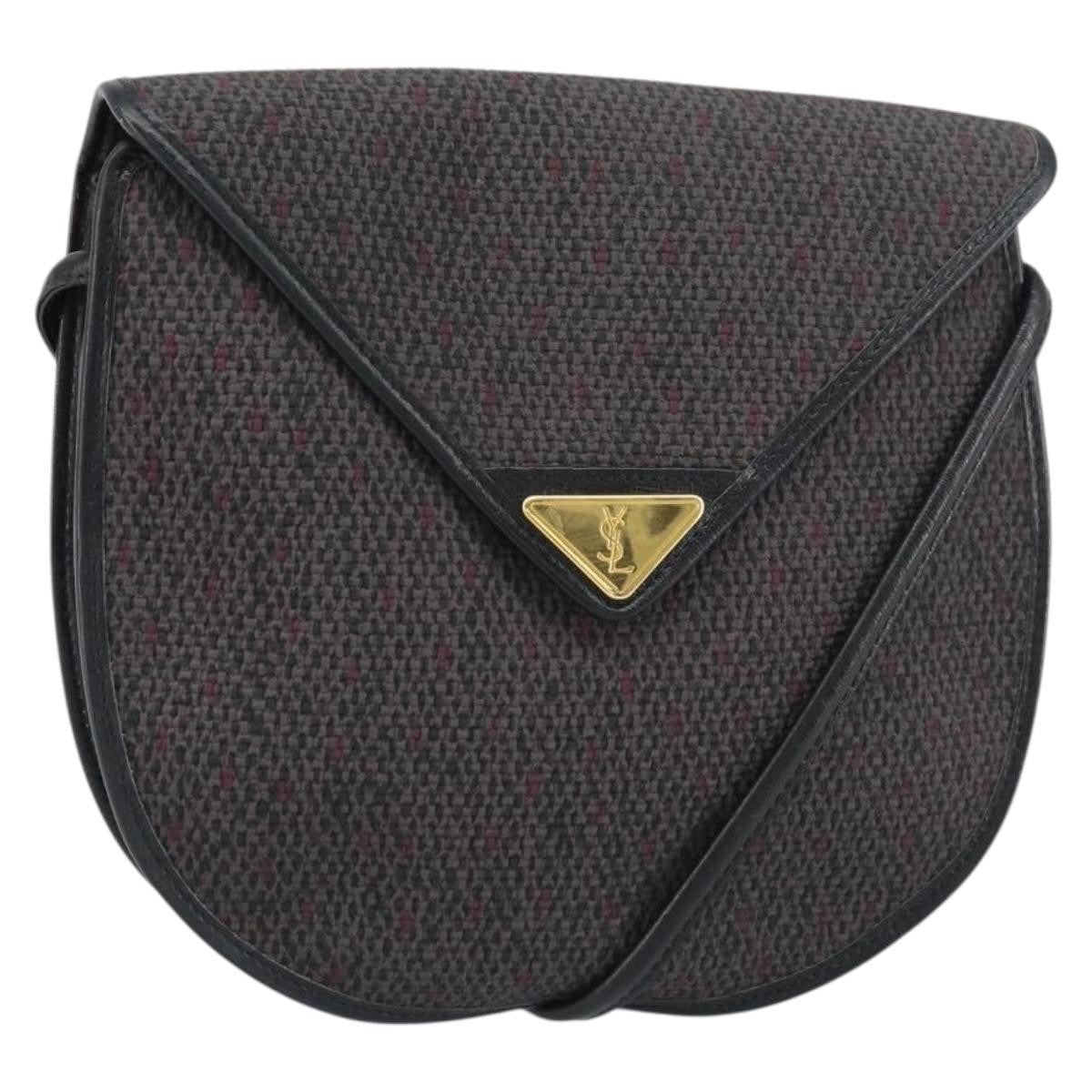 Saint Laurent Vintage Shoulder Bag PVC Leather, GRAY, PVC, Shoulder bag