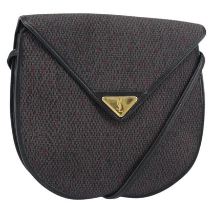 Saint Laurent Vintage Shoulder Bag PVC Leather, GRAY, PVC, Shoulder bag