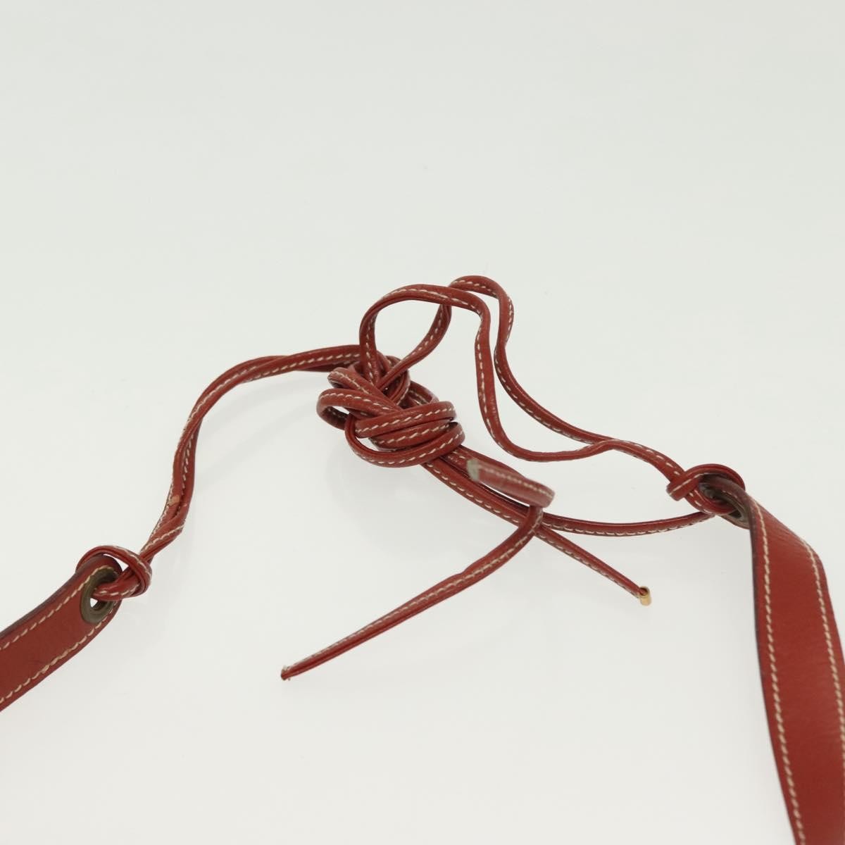 Hermes Pochette Green Waist Bag Leather, BROWN, LEATHER, Clutche & pouche