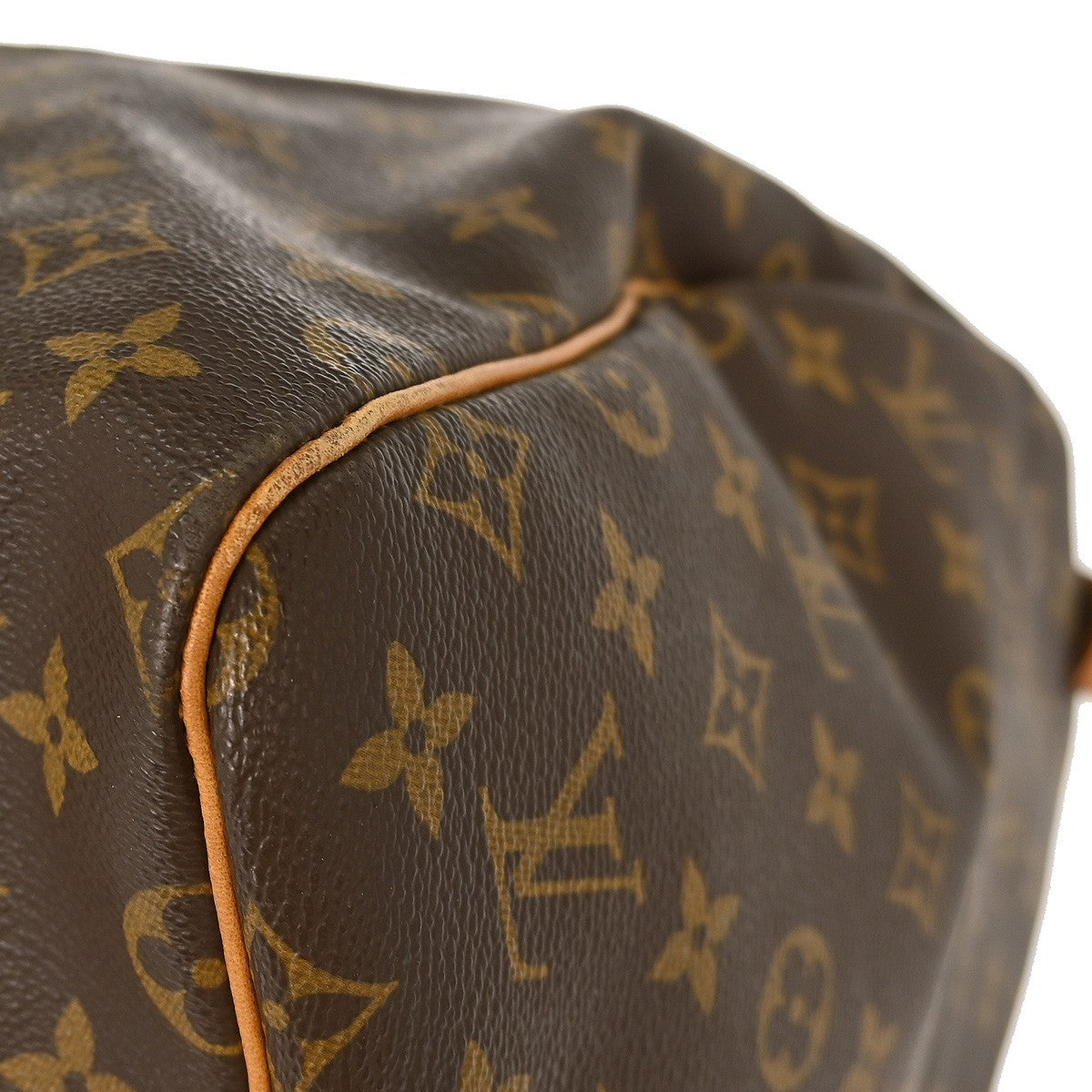 Louis Vuitton Keepall Bag Monogram Canvas, BROWN, CANVAS, Travel bag
