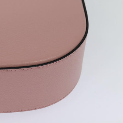 Versace Virtus Flap Messenger Bag Leather, PINK, LEATHER, Shoulder bag