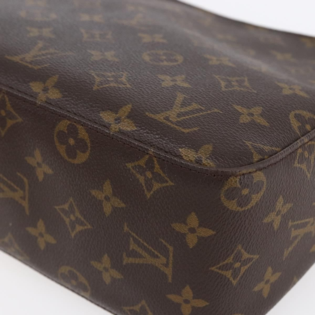 Louis Vuitton Looping Handbag Monogram Canvas, BROWN, CANVAS, Shoulder bag