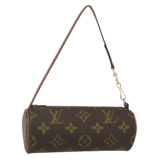 Louis Vuitton Papillon Pochette Monogram Canvas, BROWN, CANVAS, Clutche & pouche