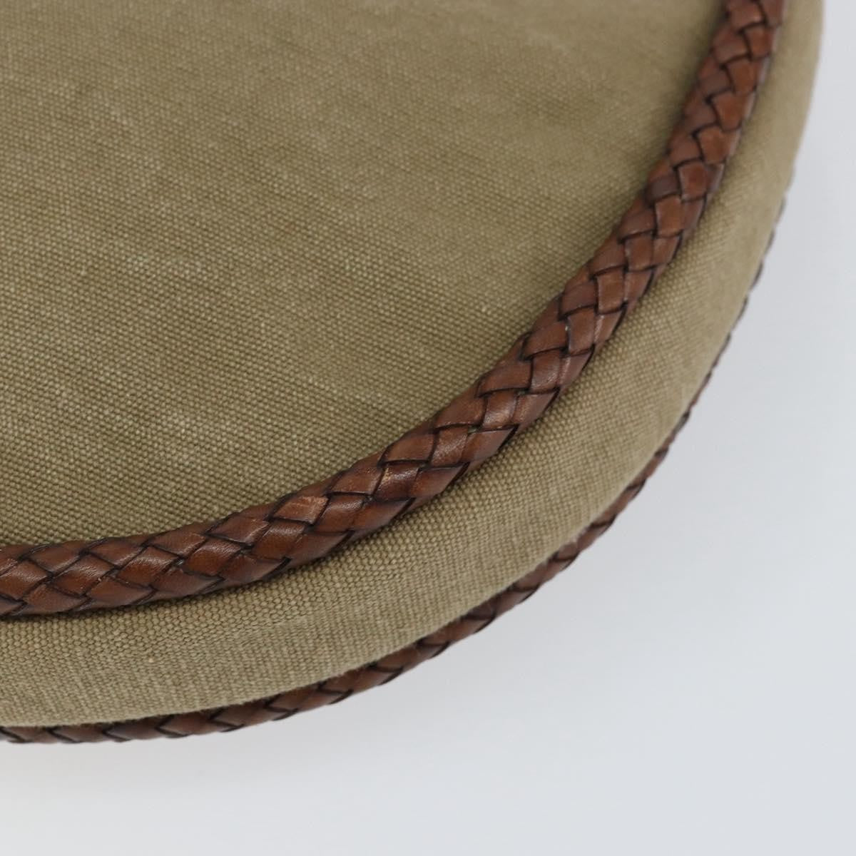 Gucci Vintage Bamboo Hobo Canvas, BEIGE, CANVAS, Handbag