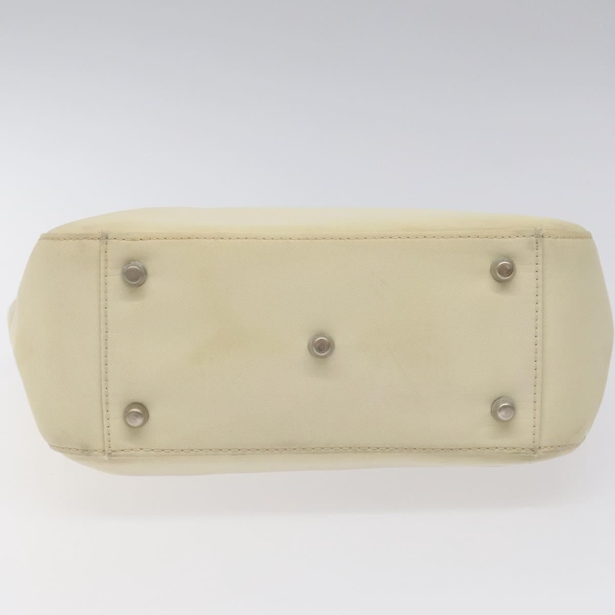 Versace Vintage Handbag Nylon, BEIGE, NYLON, Handbag