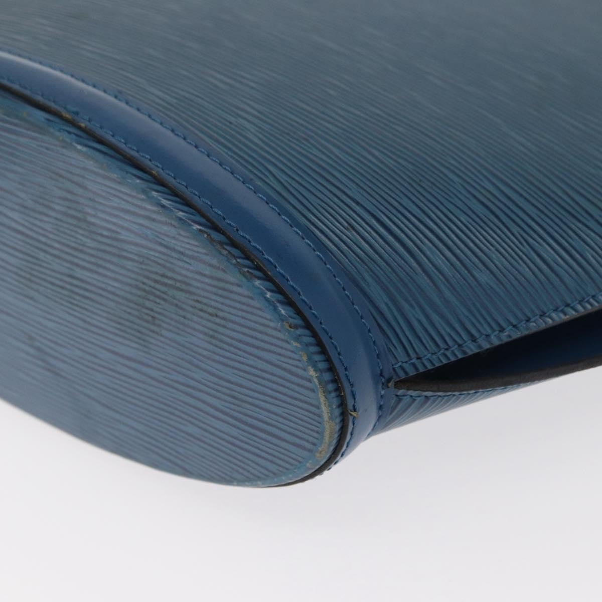 Louis Vuitton Saint Jacques Handbag Epi Leather, BLUE, LEATHER, Shoulder bag