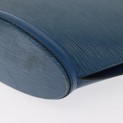 Louis Vuitton Saint Jacques Handbag Epi Leather, BLUE, LEATHER, Shoulder bag