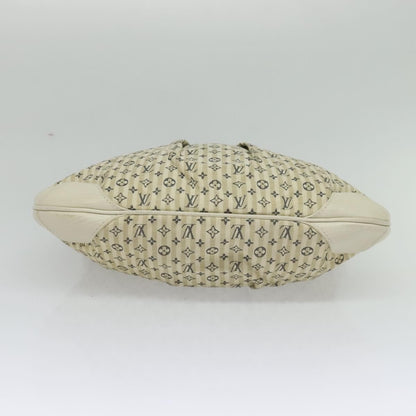 Louis Vuitton Marina Handbag Mini Lin Croisette, BEIGE, CANVAS, Handbag