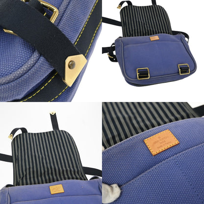 Louis Vuitton Antigua Besace Messenger Bag Canvas, BLUE, CANVAS, Shoulder bag