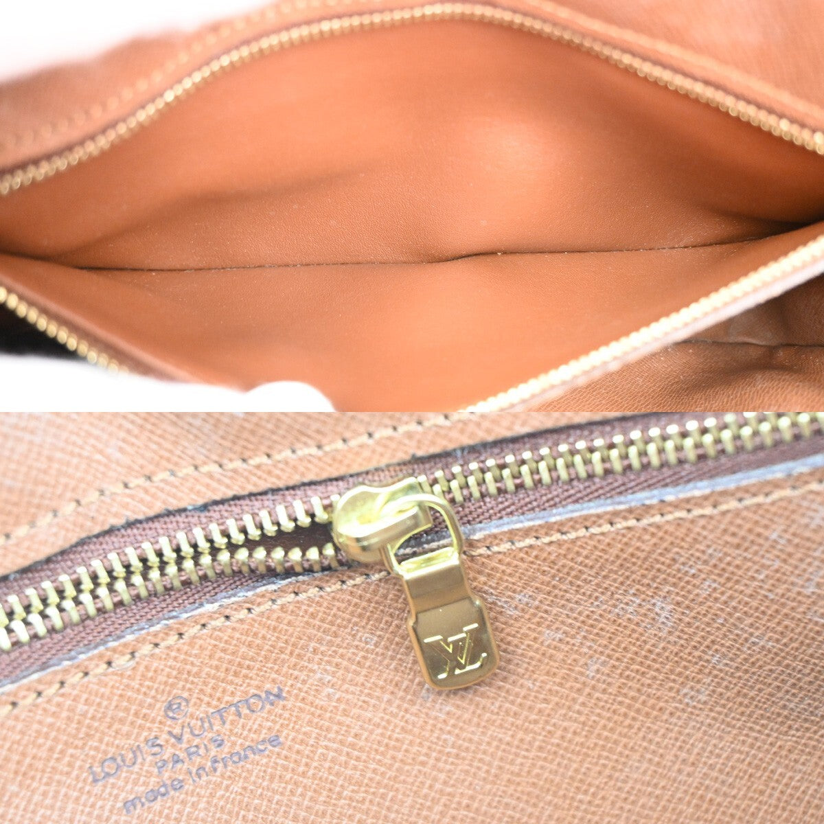 Louis Vuitton Marly Dragonne Clutch Monogram Canvas, BROWN, CANVAS, Clutche & pouche