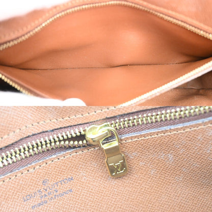 Louis Vuitton Marly Dragonne Clutch Monogram Canvas, BROWN, CANVAS, Clutche & pouche