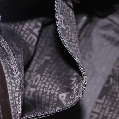 Chanel Chocolate Bar Coco Mark handbag Caviar skin, BROWN, LEATHER, Handbag