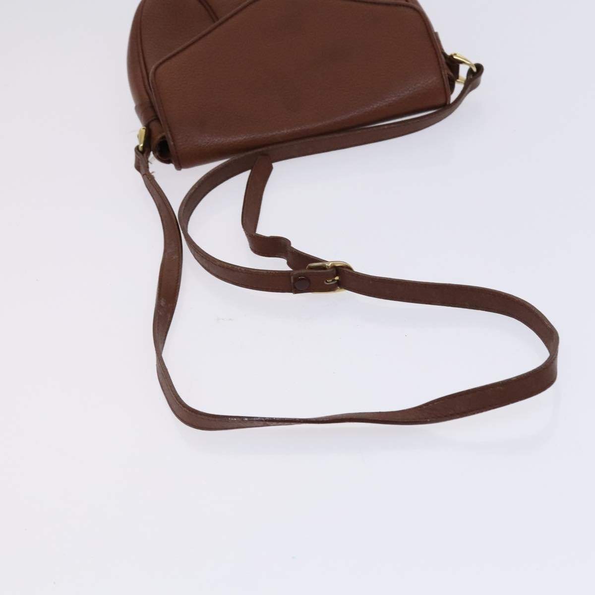 Burberry Flap Shoulder Bag Leather, BROWN, LEATHER, Shoulder bag