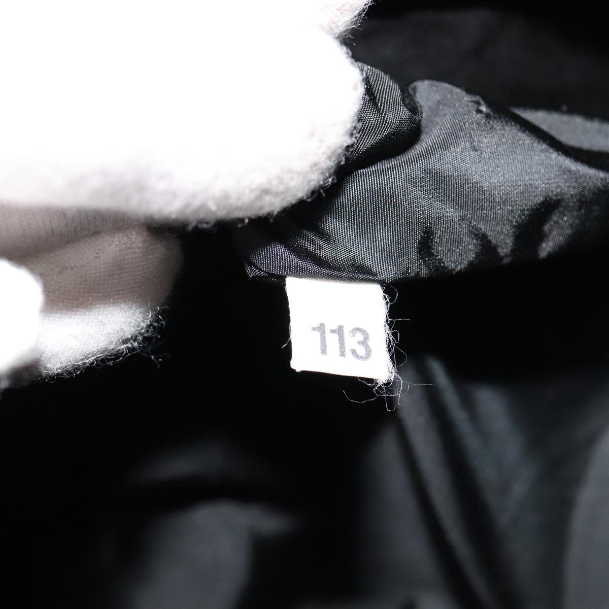 Prada Vintage Pouch Leather, BLACK, LEATHER, Clutche & pouche