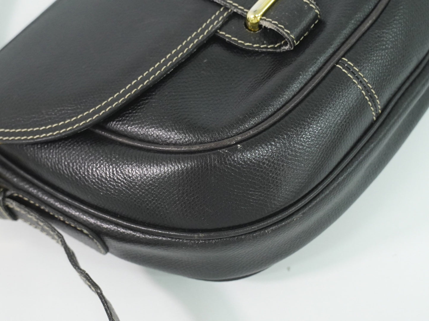 Loewe Anagram Shoulder Bag Leather, Black, Leather, Shoulder Bag