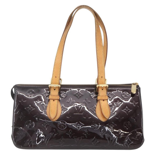 Louis Vuitton Rosewood Avenue Handbag Monogram Vernis, BURGUNDY, PATENT_LEATHER, Shoulder bag