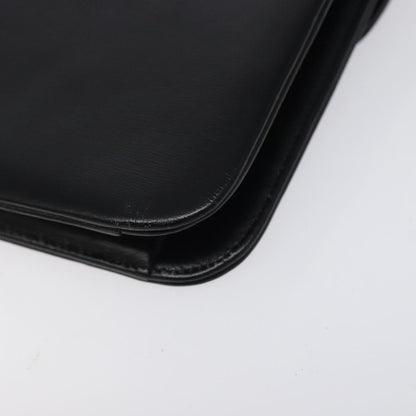 Christian Dior Flap chain Shoulder bag Leather, BLACK, LEATHER, Shoulder bag