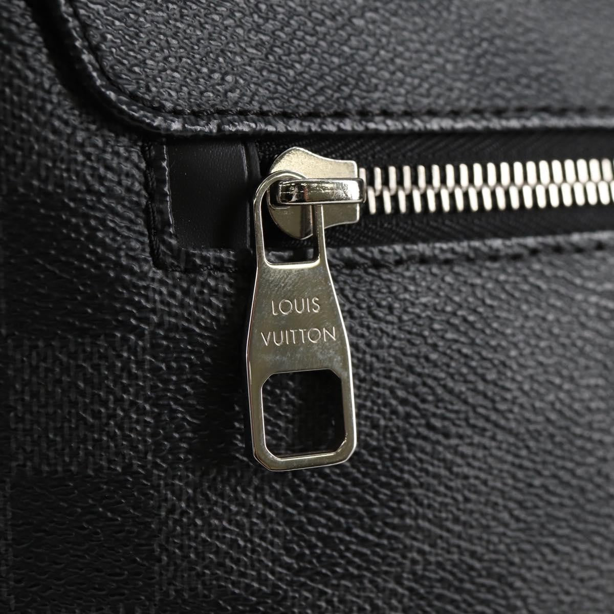 Louis Vuitton District Messenger Bag Damier Graphite, BLACK, CANVAS, Shoulder bag