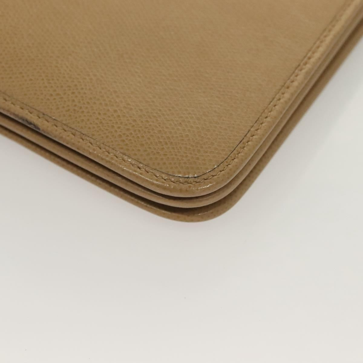 Christian Dior Vintage Honeycomb chain Canvas, BEIGE, LEATHER, Shoulder bag