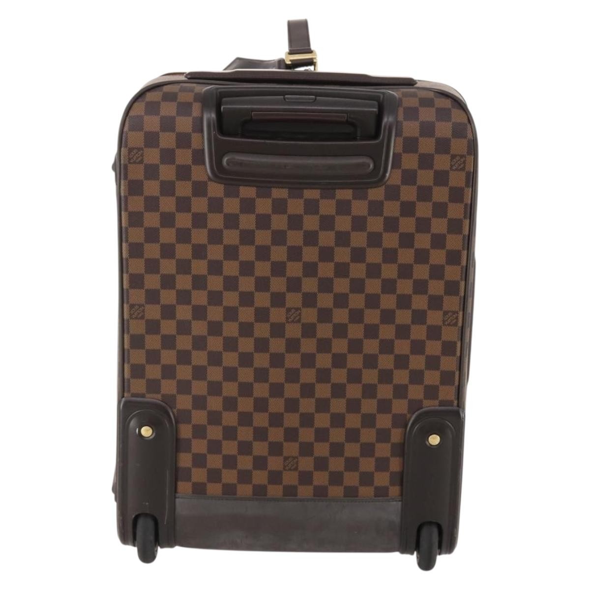 Louis Vuitton Pegase Luggage Damier, Brown, Canvas, Travel Bag