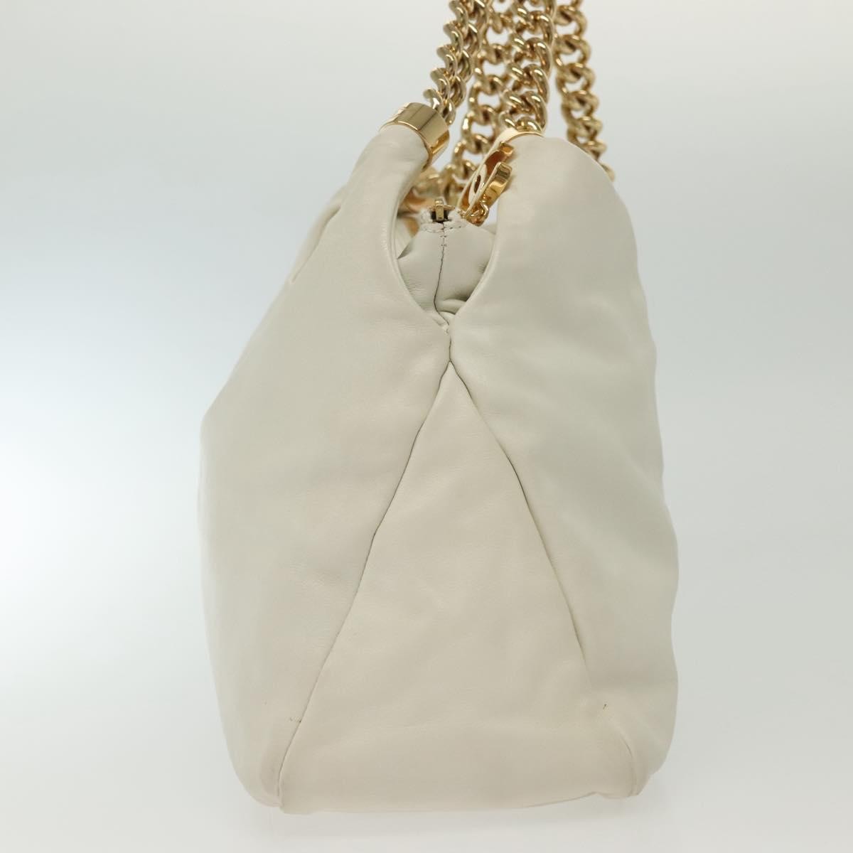 Chanel Rodeo Drive Zip Hobo Lambskin, WHITE, LEATHER, Handbag